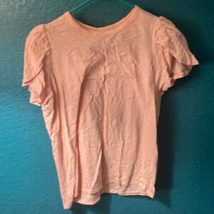 Torrid pink tee with tulip sleeve